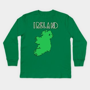 Ireland Kids Long Sleeve T-Shirt